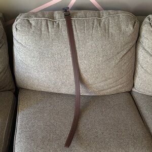 Brown/ Black Reversible Leather Belt